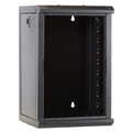 10 inch 9U serverkast met glazen deur 312x310x486mm (BxDxH)