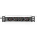 1U Aluminum PDU, 254 mm (10